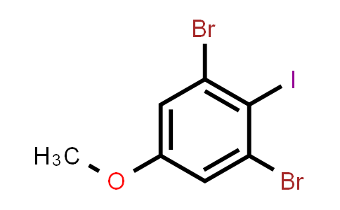 CAS No. 201161-11-7, 1,3-Dibromo-2-iodo-5-methoxybenzene
