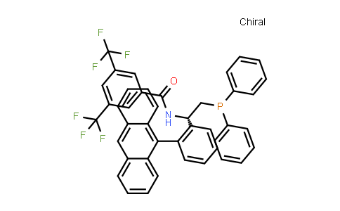 CAS No. 2011787-22-5, (S)-N-(1-(2-(anthracen-9-yl)phenyl)-2-(diphenylphosphanyl)ethyl)-3,5-bis(trifluoromethyl)benzamide