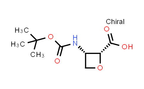 CAS No. 2012574-77-3, rel-(2R,3S)-3-((tert-Butoxycarbonyl)amino)oxetane-2-carboxylic acid