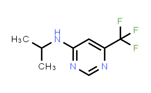 CAS No. 2012976-30-4, N-(Propan-2-yl)-6-(trifluoromethyl)pyrimidin-4-amine