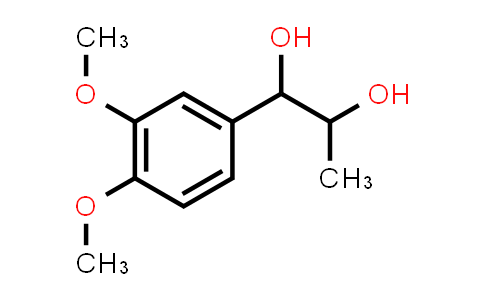 CAS No. 20133-19-1, 1-(3,4-Dimethoxyphenyl)propane-1,2-diol
