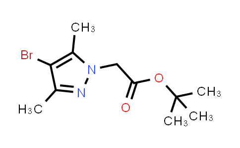 CAS No. 2013373-96-9, tert-butyl 2-(4-bromo-3,5-dimethyl-1H-pyrazol-1-yl)acetate