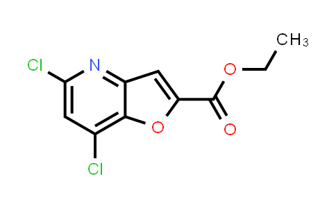 CAS No. 2014371-57-2, Ethyl 5,7-dichlorofuro[3,2-b]pyridine-2-carboxylate