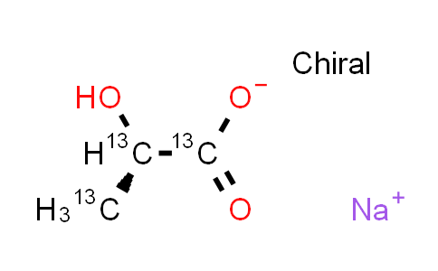 CAS No. 201595-71-3, Sodium L-lactate-(13-C)3