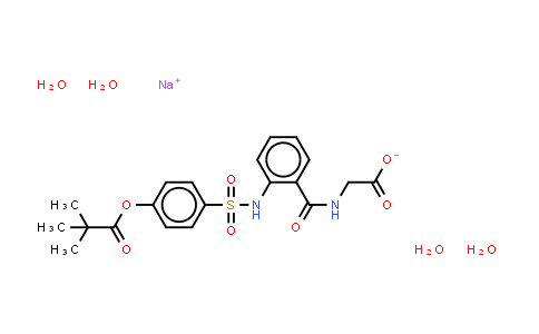 CAS No. 201677-61-4, Sivelestat (sodium tetrahydrate)