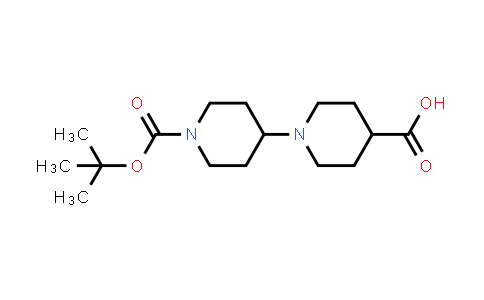 CAS No. 201810-59-5, 1'-(tert-Butoxycarbonyl)-[1,4'-bipiperidine]-4-carboxylic acid