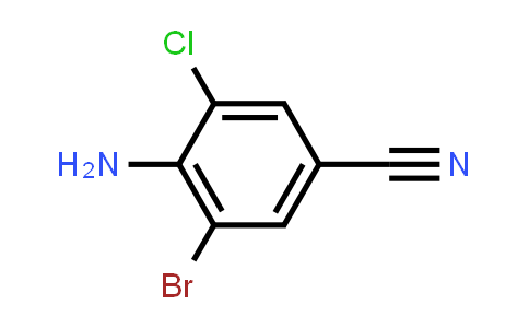 CAS No. 201857-39-8, 4-Amino-3-bromo-5-chlorobenzonitrile