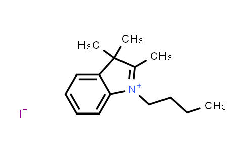 CAS No. 20205-30-5, 1-Butyl-2,3,3-trimethyl-3H-indol-1-ium iodide