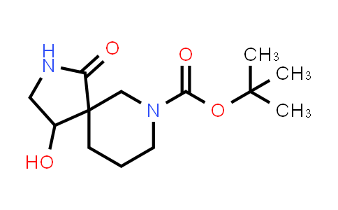 CAS No. 2021182-98-7, tert-Butyl 4-hydroxy-1-oxo-2,7-diazaspiro[4.5]decane-7-carboxylate