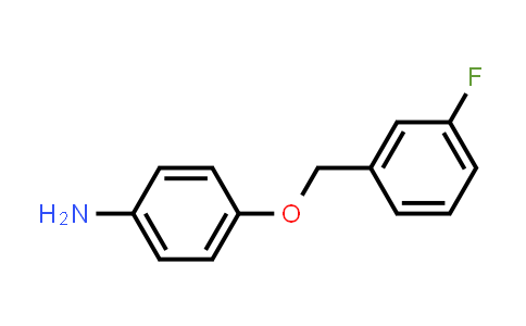 CAS No. 202197-25-9, 4-[(3-Fluorobenzyl)oxy]aniline