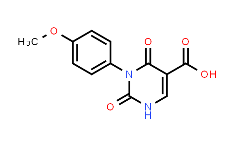 CAS No. 202197-51-1, 3-(4-Methoxyphenyl)-2,4-dioxo-1,2,3,4-tetrahydropyrimidine-5-carboxylic acid