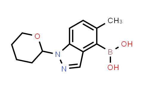 CAS No. 2022976-34-5, [5-Methyl-1-(oxan-2-yl)-1H-indazol-4-yl]boronic acid