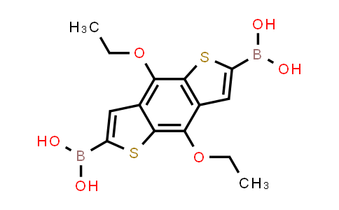 CAS No. 2023811-72-3, (4,8-Diethoxybenzo[1,2-b:4,5-b']dithiophene-2,6-diyl)diboronic acid