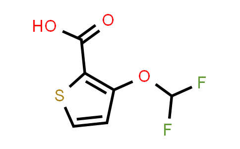 CAS No. 202400-94-0, 3-(Difluoromethoxy)thiophene-2-carboxylic acid