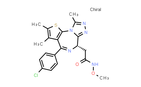 CAS No. 202591-04-6, (S)-2-(4-(4-Chlorophenyl)-2,3,9-trimethyl-6H-thieno[3,2-f][1,2,4]triazolo[4,3-a][1,4]diazepin-6-yl)-N-methoxyacetamide