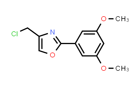 CAS No. 202594-67-0, 4-(Chloromethyl)-2-(3,5-dimethoxyphenyl)oxazole