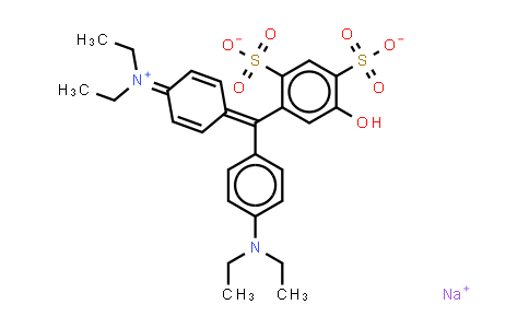 MC537981 | 20262-76-4 | Hydrogen 4-4-(diethylamino)-5'-hydroxy-2',4'-disulphonatobenzhydrylidenecyclohexa-2,5-dien-1-ylidenediethylammonium (sodium salt)