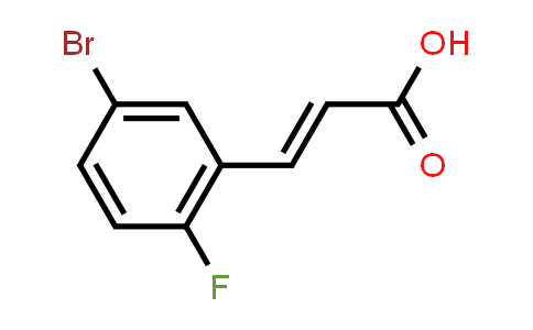 CAS No. 202865-71-2, 5-Bromo-2-fluorocinnamic acid