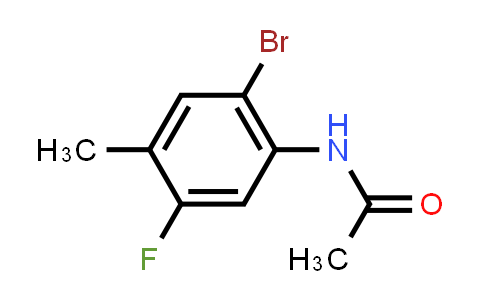 CAS No. 202865-76-7, N-(2-Bromo-5-fluoro-4-methylphenyl)acetamide