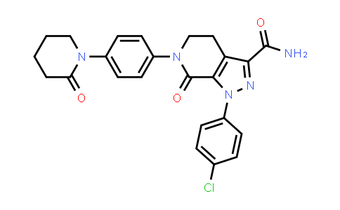 CAS No. 2029205-64-7, 1-(4-Chlorophenyl)-7-oxo-6-(4-(2-oxopiperidin-1-yl)phenyl)-4,5,6,7-tetrahydro-1H-pyrazolo[3,4-c]pyridine-3-carboxamide