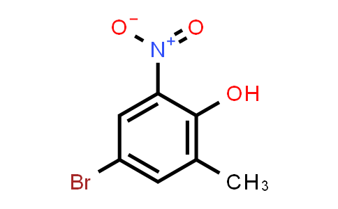 CAS No. 20294-50-2, 4-Bromo-2-methyl-6-nitrophenol