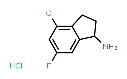 CAS No. 2031260-75-8, 4-Chloro-6-fluoro-2,3-dihydro-1H-inden-1-amine hydrochloride