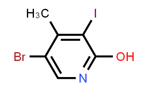 CAS No. 2031260-86-1, 5-Bromo-3-iodo-4-methylpyridin-2-ol