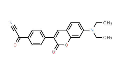 CAS No. 203256-20-6, 4-(7-Diethylaminocoumarin-3-yl)benzoyl cyanide