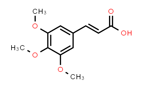 CAS No. 20329-98-0, (E)-3-(3,4,5-Trimethoxyphenyl)acrylic acid