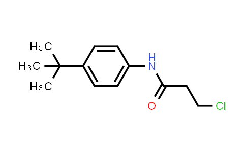 CAS No. 20330-49-8, N-(4-tert-Butylphenyl)-3-chloropropanamide