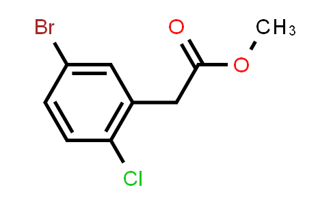 CAS No. 203314-33-4, Methyl 2-(5-bromo-2-chlorophenyl)acetate
