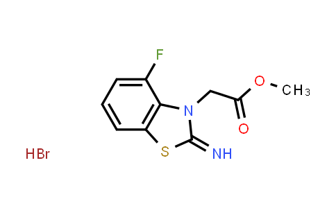CAS No. 2034153-22-3, Methyl 2-(4-fluoro-2-iminobenzo[d]thiazol-3(2H)-yl)acetate hydrobromide