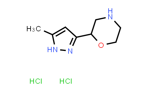 CAS No. 2034153-26-7, 2-(5-Methyl-1H-pyrazol-3-yl)morpholine dihydrochloride