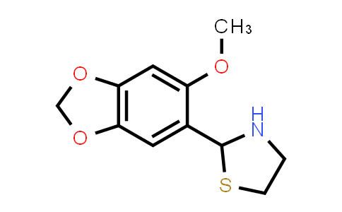 CAS No. 2034153-37-0, 2-(6-Methoxy-2H-1,3-benzodioxol-5-yl)-1,3-thiazolidine