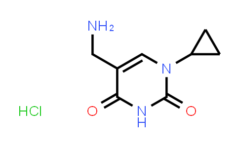 CAS No. 2034154-05-5, 5-(Aminomethyl)-1-cyclopropylpyrimidine-2,4(1H,3H)-dione hydrochloride