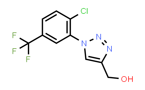 CAS No. 2034154-06-6, (1-(2-Chloro-5-(trifluoromethyl)phenyl)-1H-1,2,3-triazol-4-yl)methanol