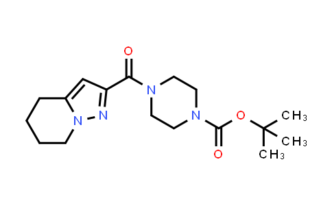 CAS No. 2034154-80-6, tert-Butyl 4-(4,5,6,7-tetrahydropyrazolo[1,5-a]pyridine-2-carbonyl)piperazine-1-carboxylate