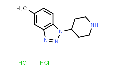 CAS No. 2034154-83-9, 5-Methyl-1-(piperidin-4-yl)-1H-benzo[d][1,2,3]triazole dihydrochloride