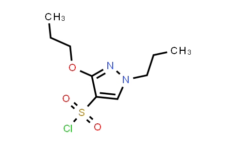 CAS No. 2034154-87-3, 3-Propoxy-1-propyl-1H-pyrazole-4-sulfonyl chloride