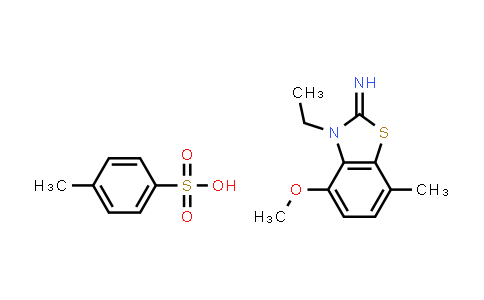 CAS No. 2034154-92-0, 3-Ethyl-4-methoxy-7-methylbenzo[d]thiazol-2(3H)-imine 4-methylbenzenesulfonate