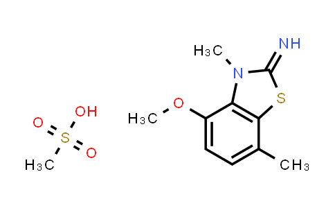 CAS No. 2034155-40-1, 4-Methoxy-3,7-dimethylbenzo[d]thiazol-2(3H)-imine methanesulfonate