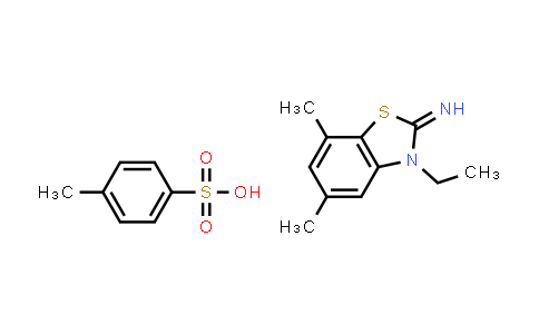 CAS No. 2034155-41-2, 3-Ethyl-5,7-dimethylbenzo[d]thiazol-2(3H)-imine 4-methylbenzenesulfonate
