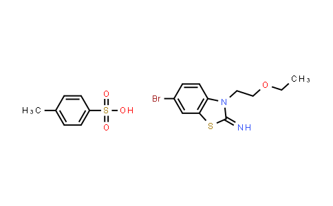 CAS No. 2034155-44-5, 6-Bromo-3-(2-ethoxyethyl)benzo[d]thiazol-2(3H)-imine 4-methylbenzenesulfonate
