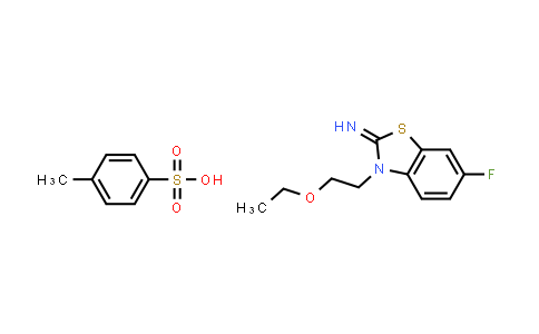 CAS No. 2034155-65-0, 3-(2-Ethoxyethyl)-6-fluorobenzo[d]thiazol-2(3H)-imine 4-methylbenzenesulfonate
