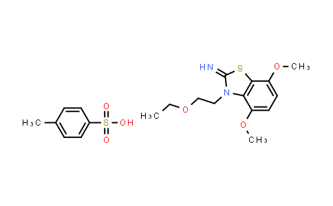 CAS No. 2034156-61-9, 3-(2-Ethoxyethyl)-4,7-dimethoxybenzo[d]thiazol-2(3H)-imine 4-methylbenzenesulfonate