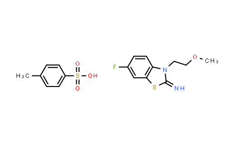 CAS No. 2034156-64-2, 6-Fluoro-3-(2-methoxyethyl)benzo[d]thiazol-2(3H)-imine 4-methylbenzenesulfonate
