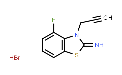 CAS No. 2034156-78-8, 4-Fluoro-3-(prop-2-yn-1-yl)benzo[d]thiazol-2(3H)-imine hydrobromide
