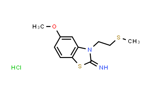 CAS No. 2034157-16-7, 5-Methoxy-3-(2-(methylthio)ethyl)benzo[d]thiazol-2(3H)-imine hydrochloride