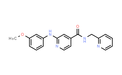 CAS No. 2034157-27-0, 2-[(3-Methoxyphenyl)amino]-N-[(pyridin-2-yl)methyl]pyridine-4-carboxamide