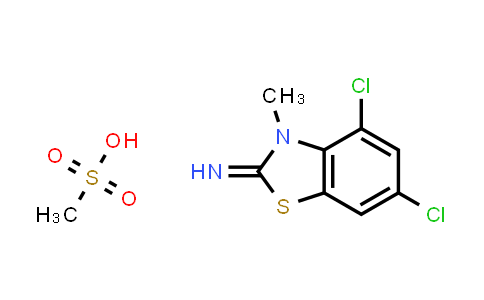 CAS No. 2034157-40-7, 4,6-Dichloro-3-methylbenzo[d]thiazol-2(3H)-imine methanesulfonate